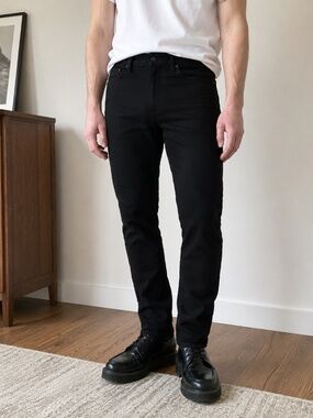 Rag & Bone fit 2 slim fit stretch black denim jeans - W31, L30